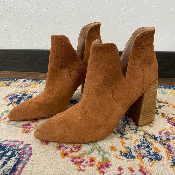 SHELLY’S LONDON Suede Weetern booties Womens size 9 - Picture 11 of 16